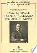 libro Las Memorias De José Nicolás De Azara (ms. 20121 De La Bnm)
